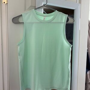 Lululemon Athletica Green Sleeveless Muscle Tee